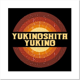 Vintage Proud Name Yukino Birthday Gift Circles Posters and Art